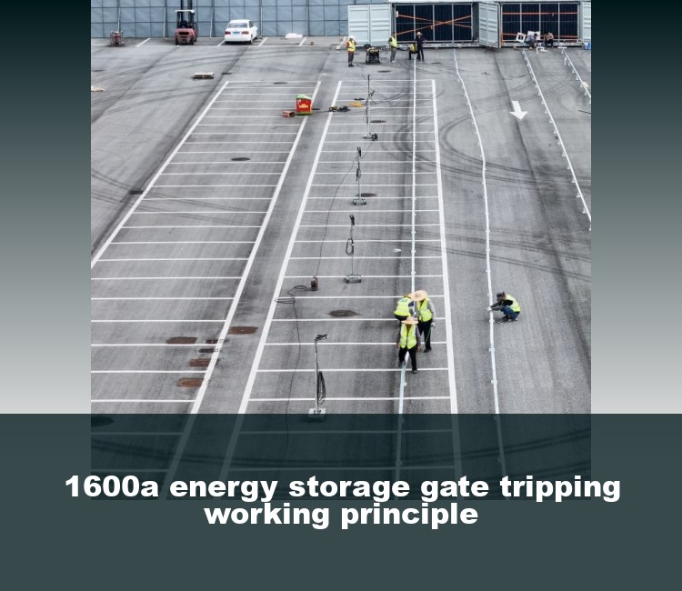 1600a energy storage gate tripping working principle