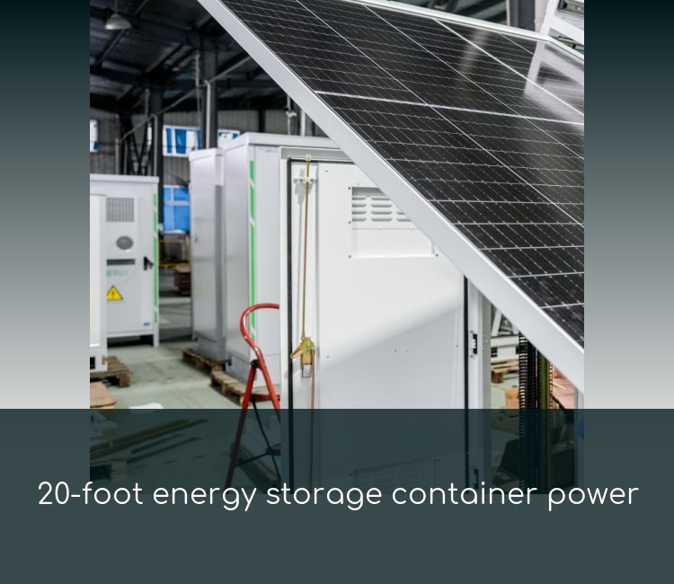 20-foot energy storage container power