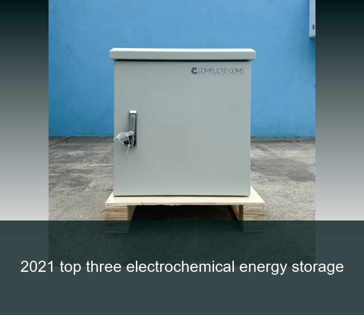 2021 top three electrochemical energy storage