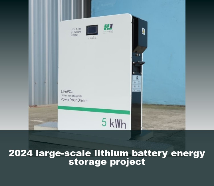 2024 large-scale lithium battery energy storage project