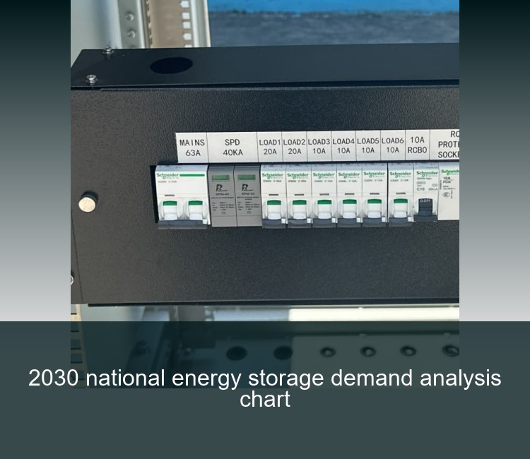 2030 national energy storage demand analysis chart