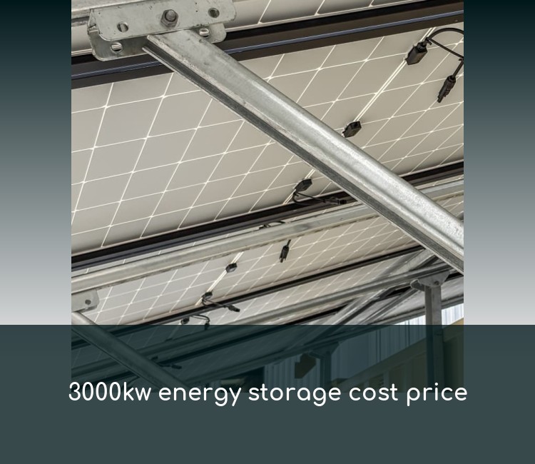 3000kw energy storage cost price
