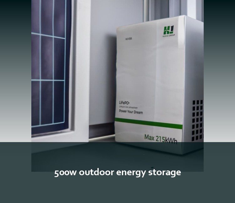 500w outdoor energy storage