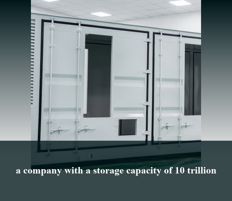 a company with a storage capacity of 10 trillion