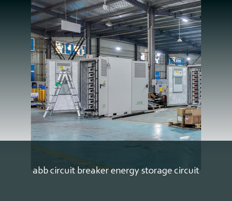 abb circuit breaker energy storage circuit