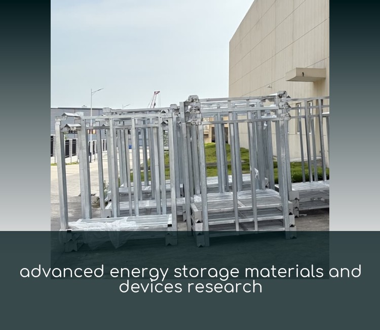 advanced energy storage materials and devices research