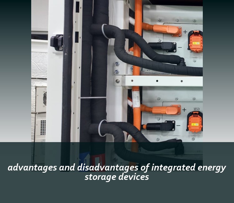 advantages and disadvantages of integrated energy storage devices