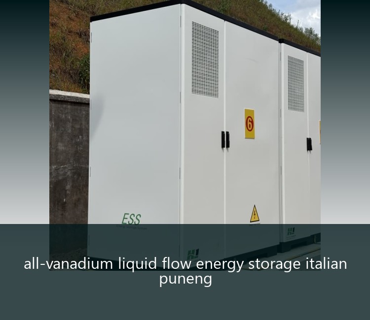 all-vanadium liquid flow energy storage italian puneng