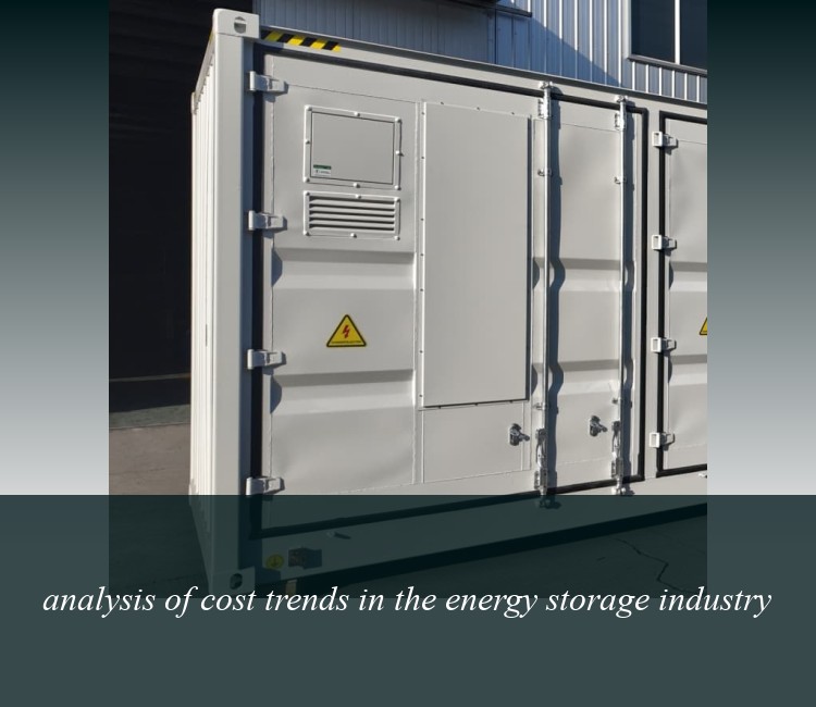 analysis of cost trends in the energy storage industry