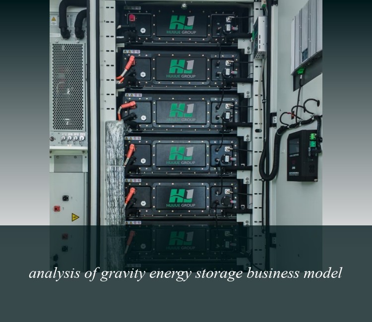 analysis of gravity energy storage business model