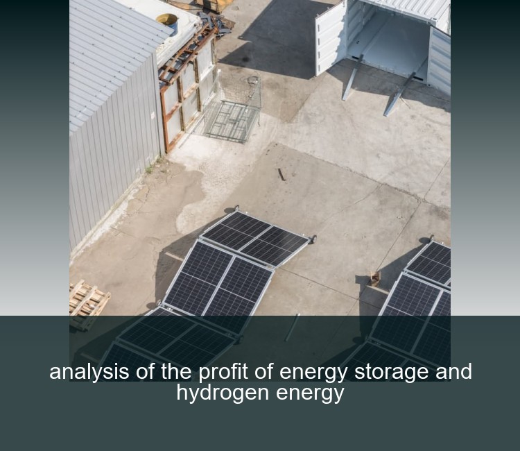 analysis of the profit of energy storage and hydrogen energy