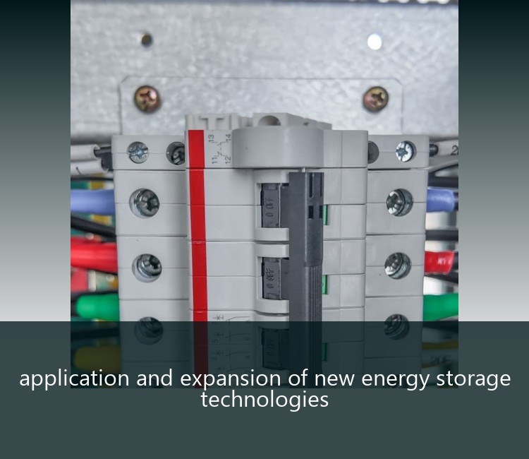 application and expansion of new energy storage technologies