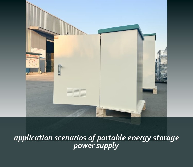 application scenarios of portable energy storage power supply