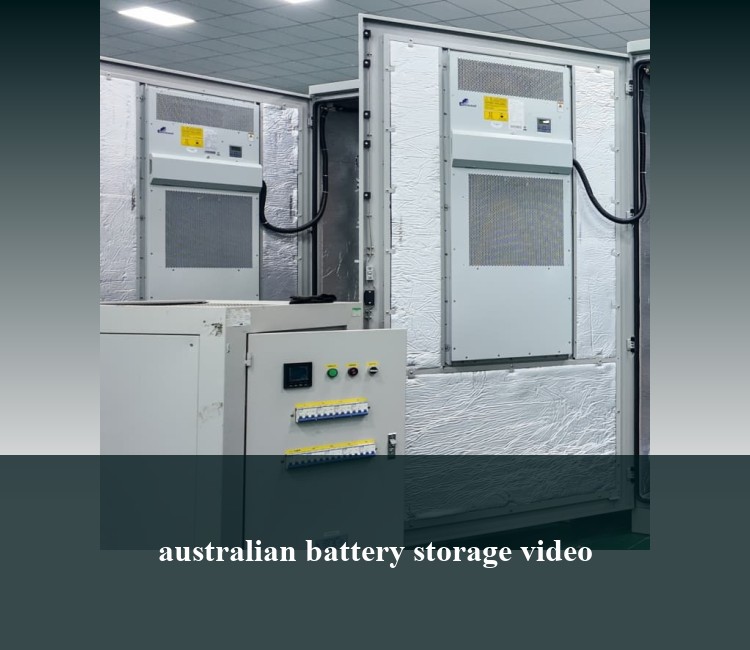 australian battery storage video
