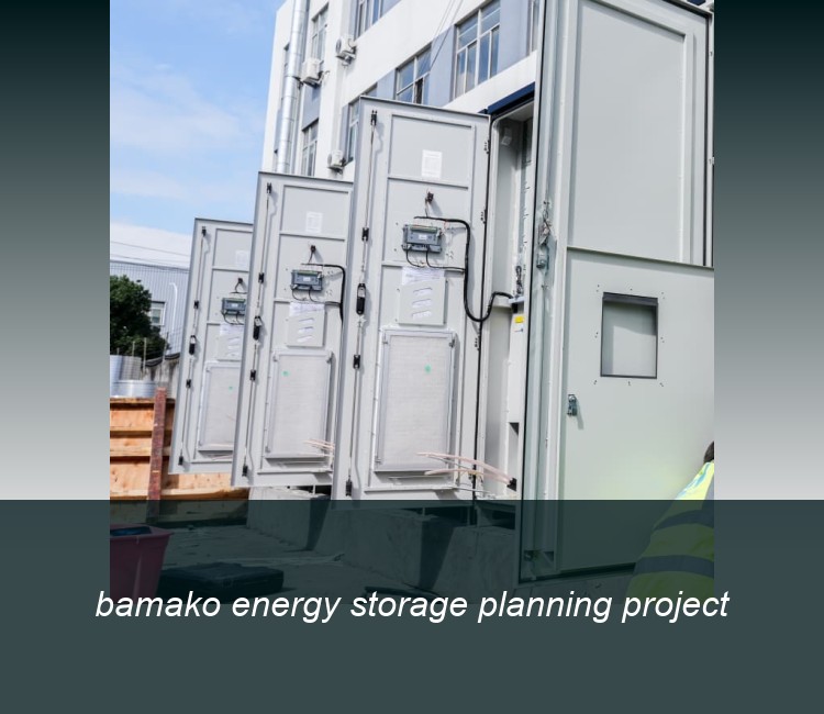 bamako energy storage planning project