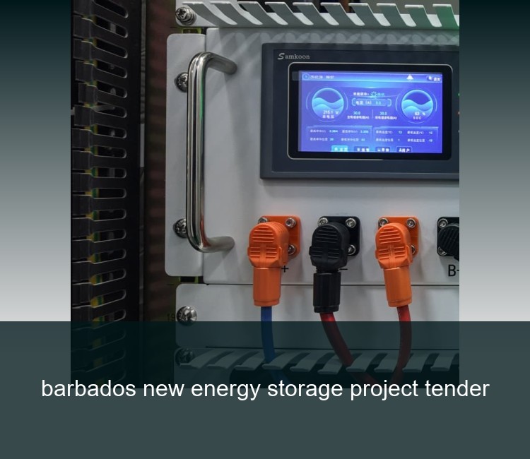 barbados new energy storage project tender