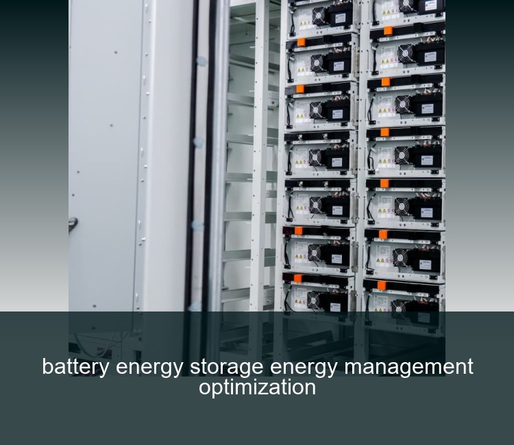 battery energy storage energy management optimization