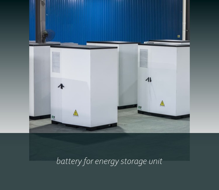 battery for energy storage unit
