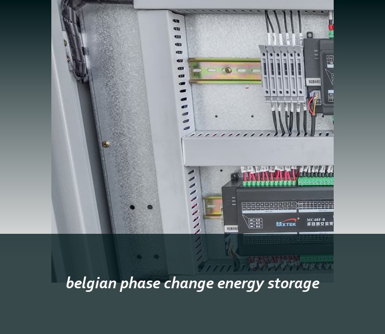 belgian phase change energy storage