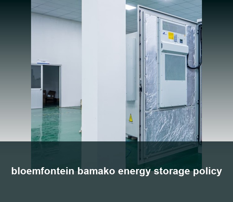bloemfontein bamako energy storage policy
