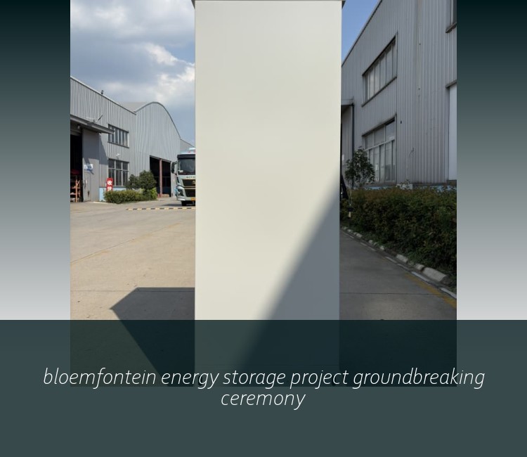 bloemfontein energy storage project groundbreaking ceremony