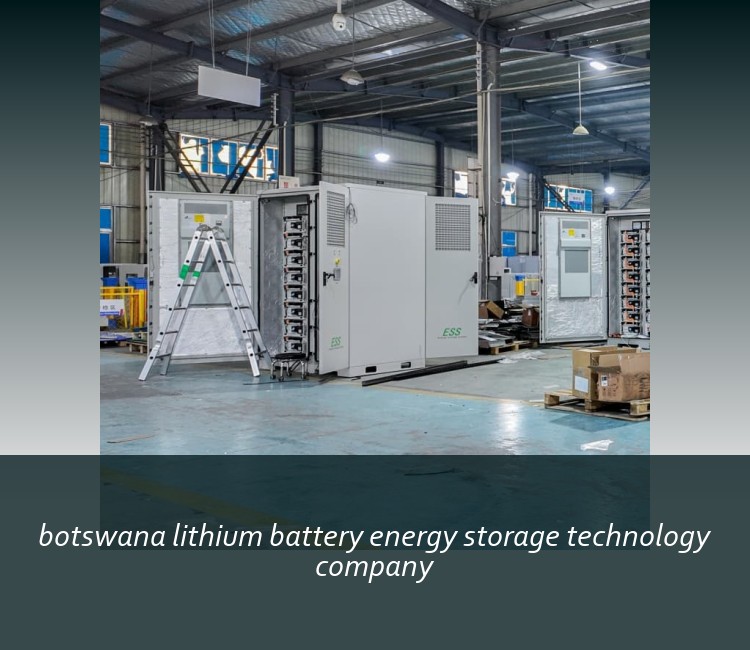 botswana lithium battery energy storage technology company