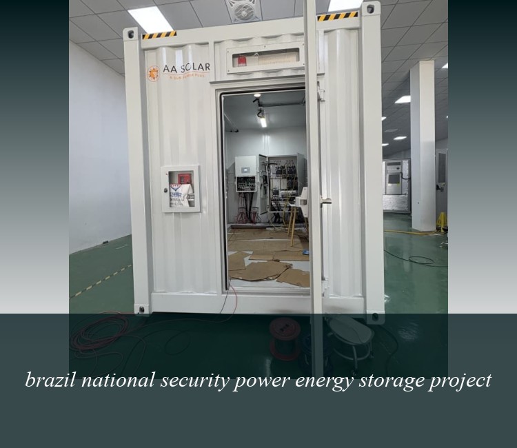 brazil national security power energy storage project