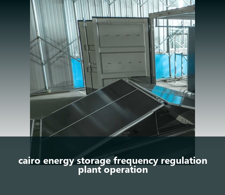 cairo energy storage frequency regulation plant operation
