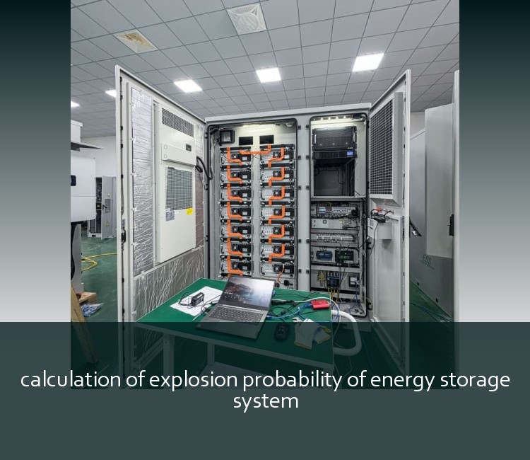 calculation of explosion probability of energy storage system