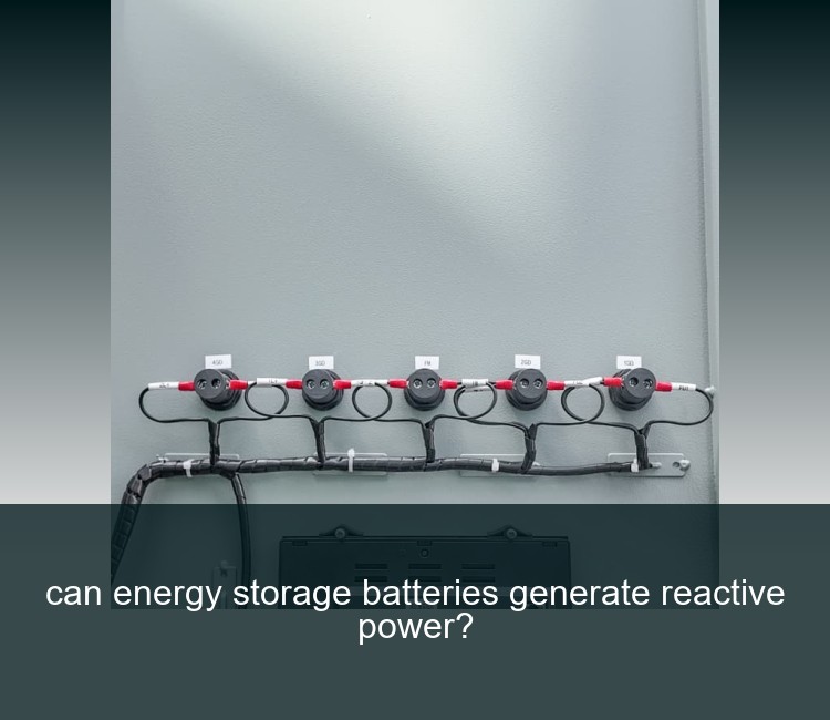 can energy storage batteries generate reactive power?