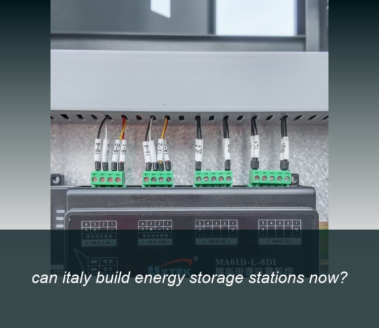 can italy build energy storage stations now?