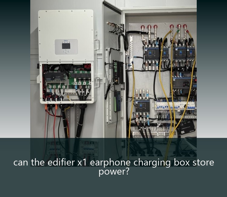 can the edifier x1 earphone charging box store power?