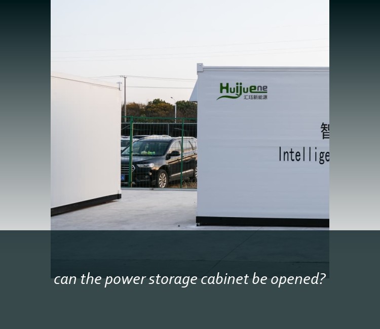 can the power storage cabinet be opened?