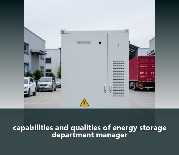 capabilities and qualities of energy storage department manager