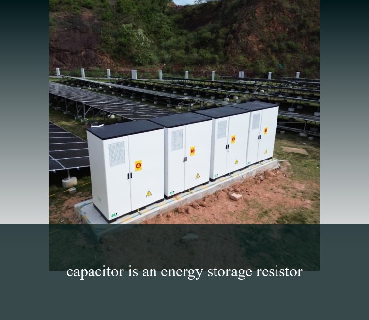 capacitor is an energy storage resistor