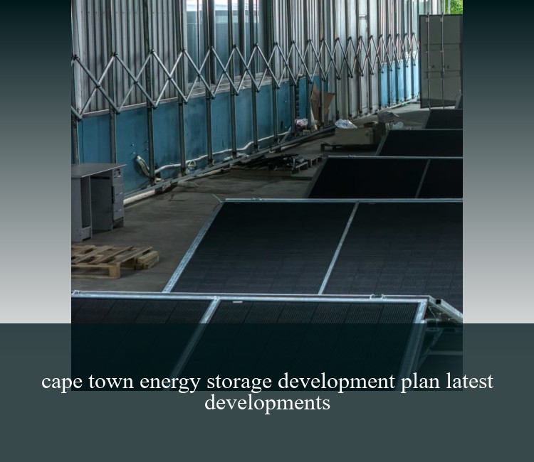 cape town energy storage development plan latest developments