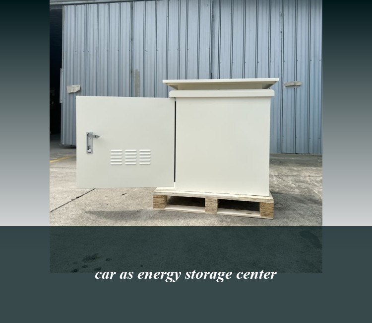 car as energy storage center