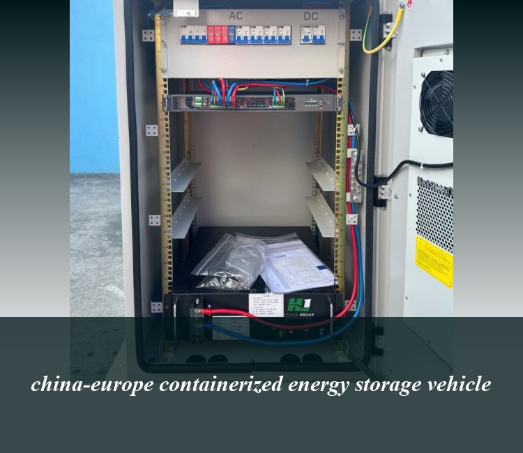 china-europe containerized energy storage vehicle