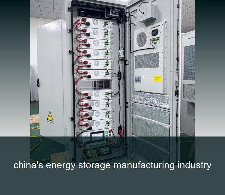 china's energy storage manufacturing industry