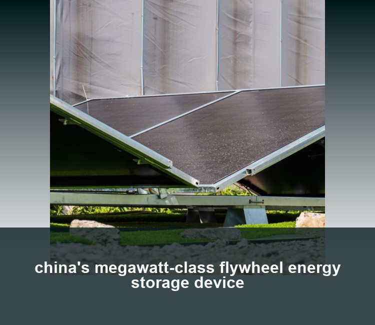 china's megawatt-class flywheel energy storage device