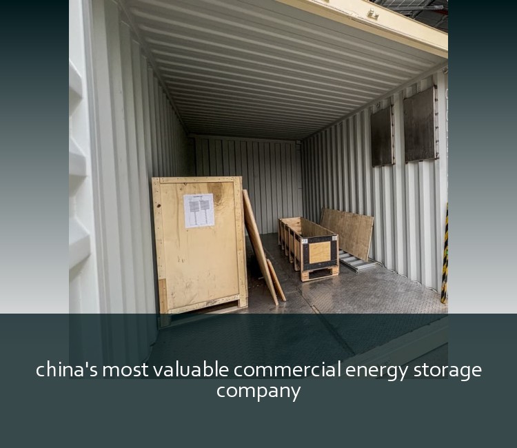 china's most valuable commercial energy storage company