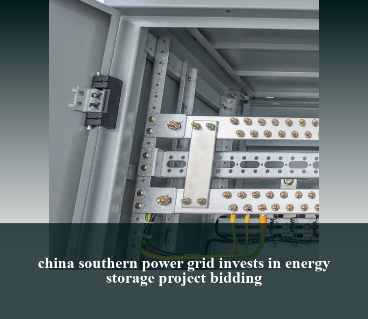 china southern power grid invests in energy storage project bidding