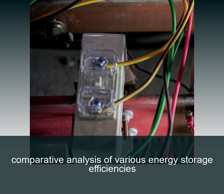 comparative analysis of various energy storage efficiencies