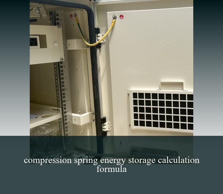 compression spring energy storage calculation formula