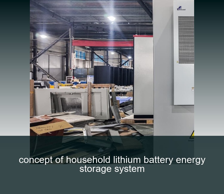 concept of household lithium battery energy storage system