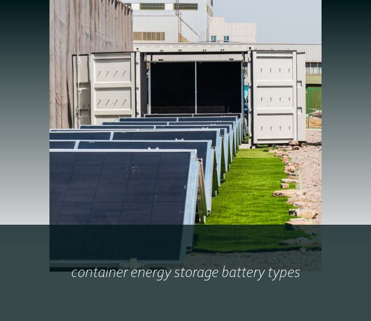 container energy storage battery types