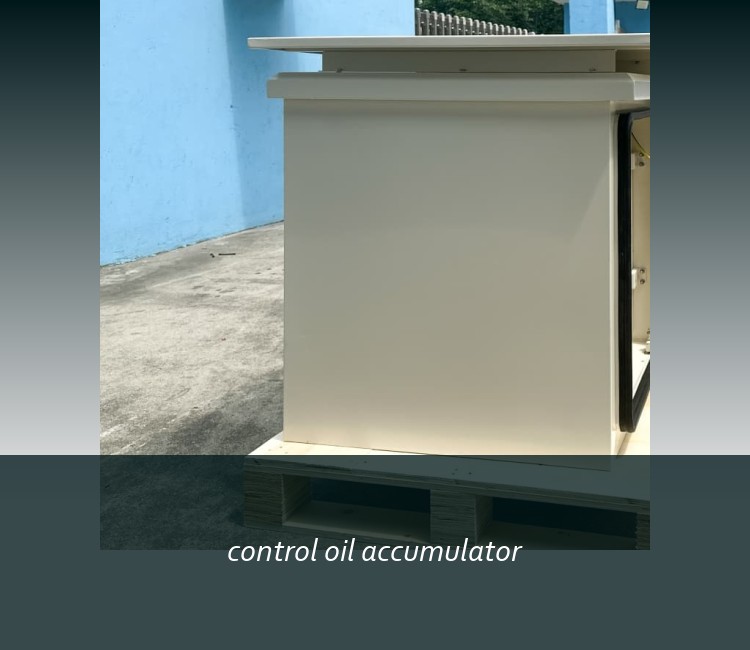 control oil accumulator