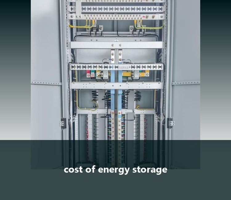 cost of energy storage