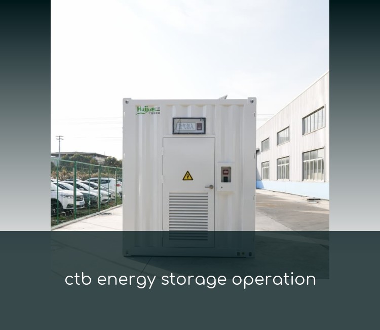 ctb energy storage operation