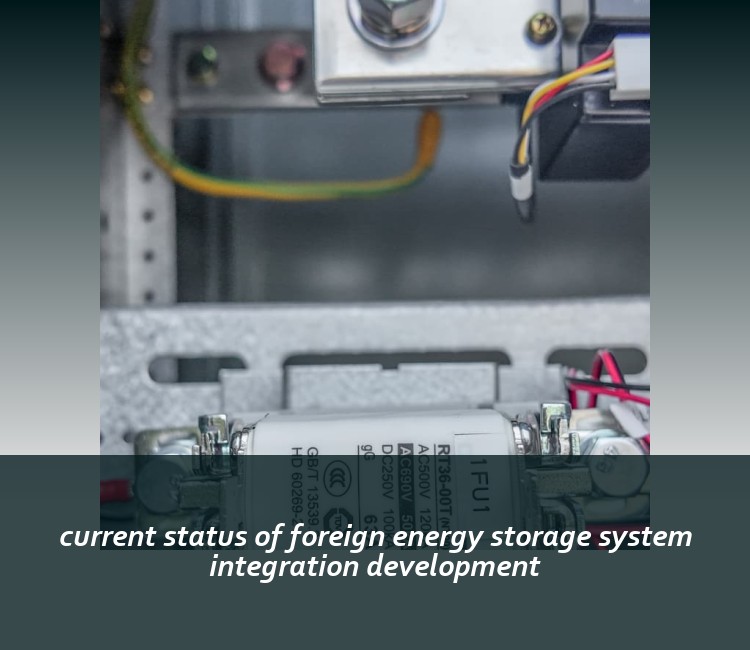 current status of foreign energy storage system integration development